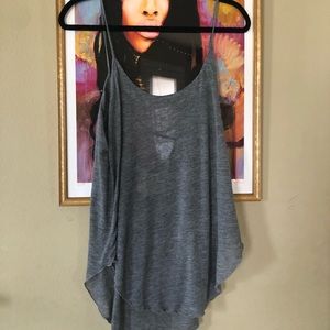 Grey chaser tank with back detail